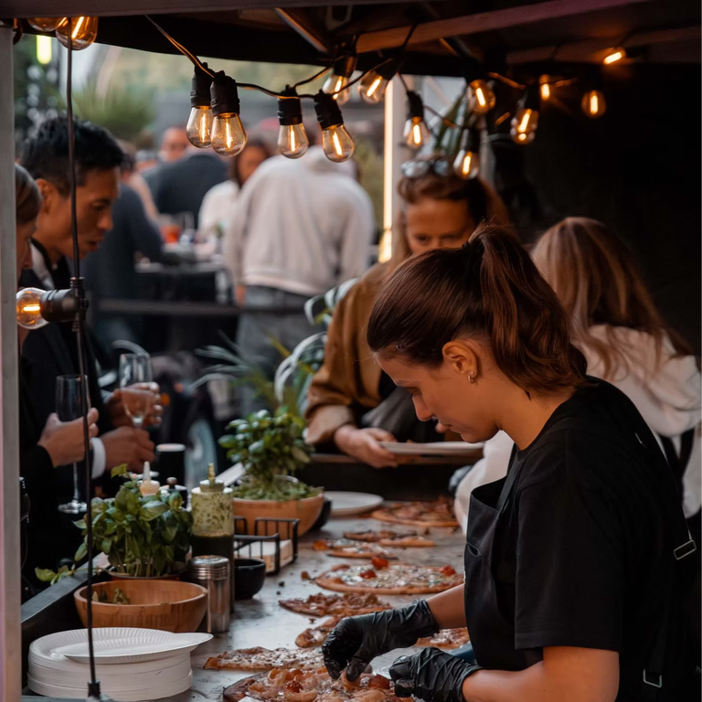 Pizza's van Dolcetto op het Lab XL